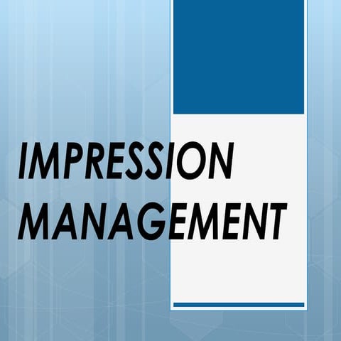 Impression Management 