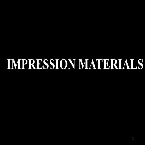 Impressionmaterials