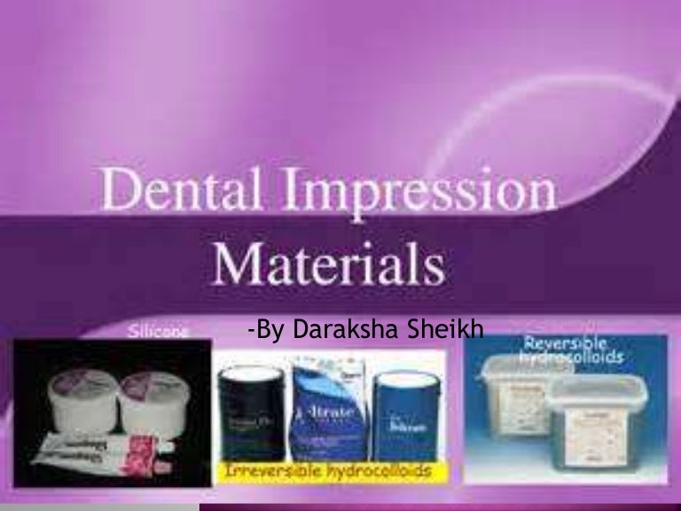 Impression materials