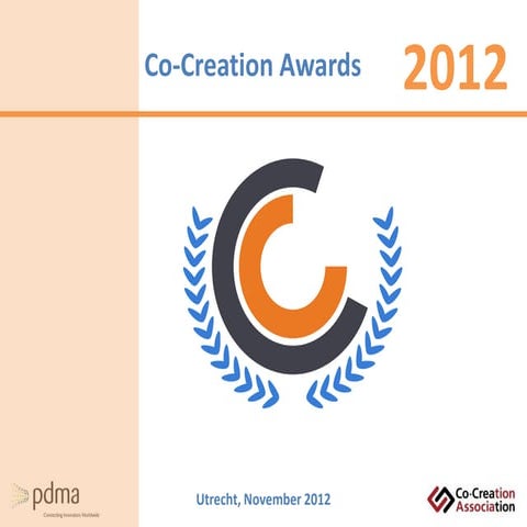 Impression of the Co-Creation Awards 2012