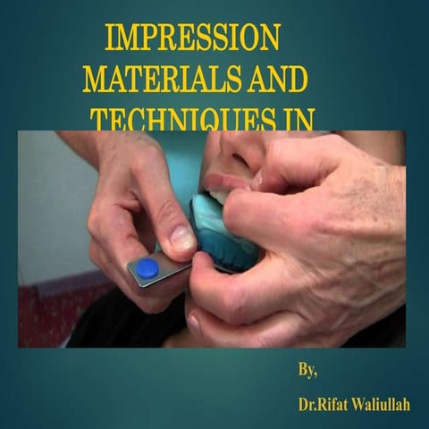Impression Taking By Alginate