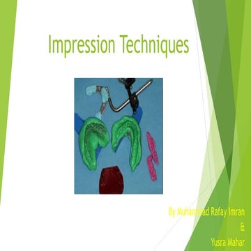 Impression Techniques