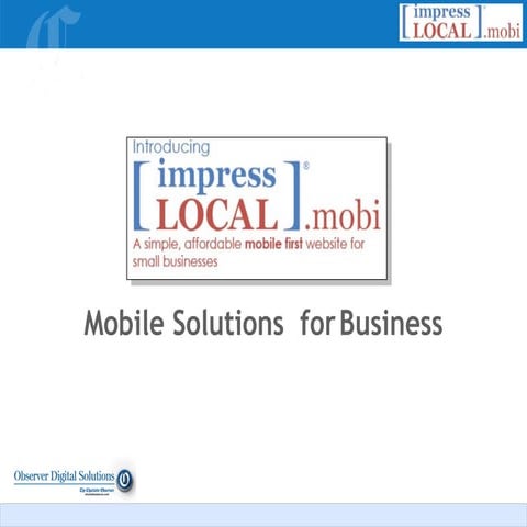 Impress mobile for company