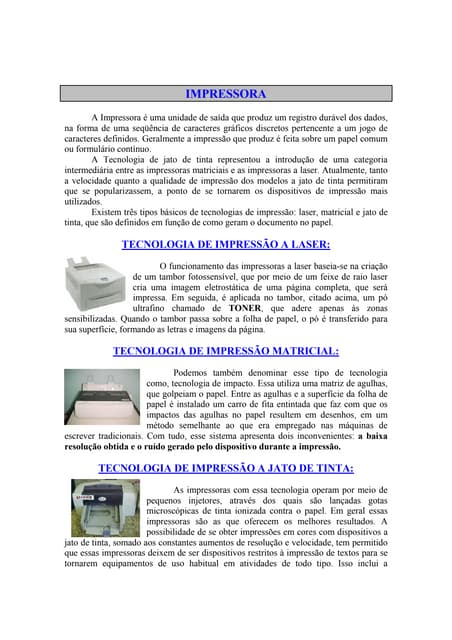 Impressoras
