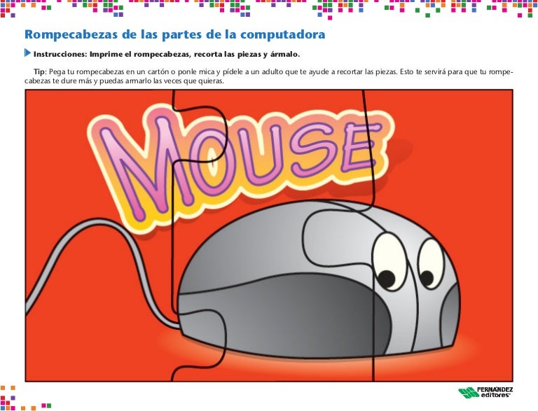 rompecabezas de una computadora