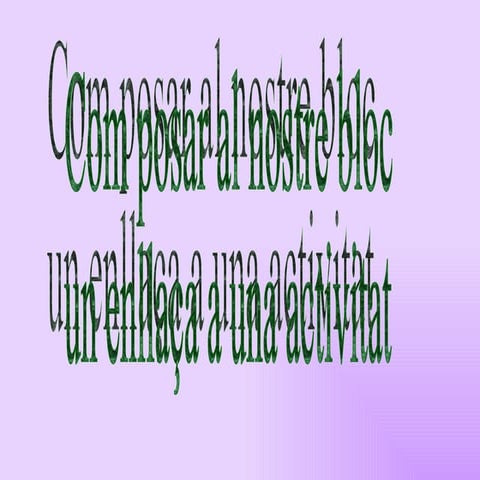 Posar un link a una activitat