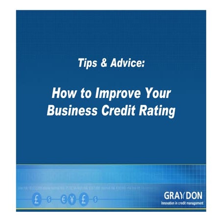 Improve Business Credit Rating