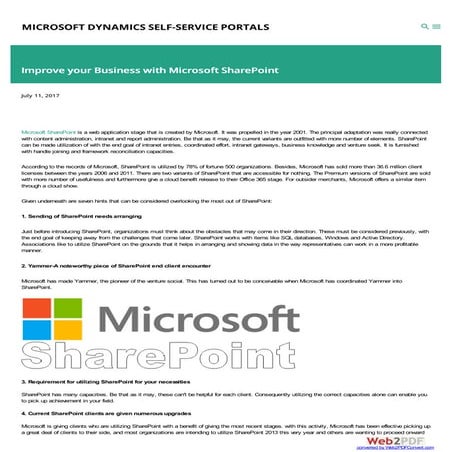 Improve your-business-with-microsoft sharepoint