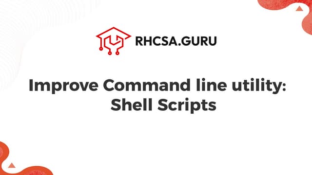 Improve Command Line Productivity - RHCSA (RH134).pdf