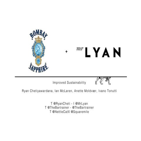 Improved sustainability in your bar-Presentation