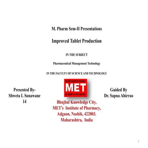 Improved Tablet Production.pptx