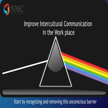 Improve intercultural communication in the work place