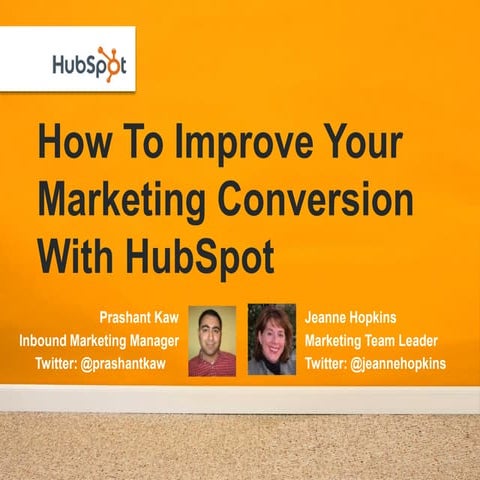 How To Improve Your Marketing Conversion Using HubSpot Analytics