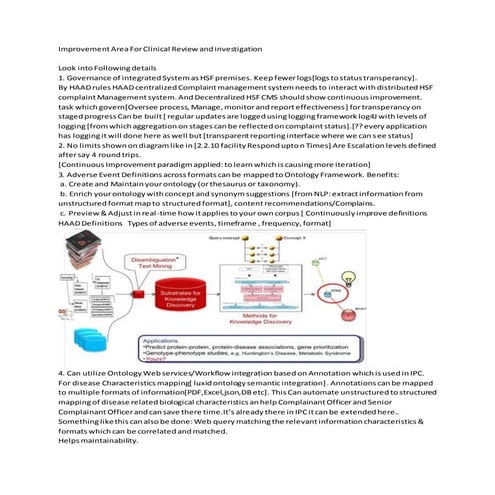 Improvement area for clinical review and investigation v1.0