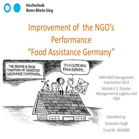 Improvement of  the ngo’s performance