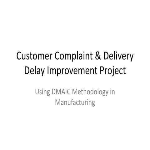 Improvement_Proposal_DMAIC dan Tools yang digunakan | PDF