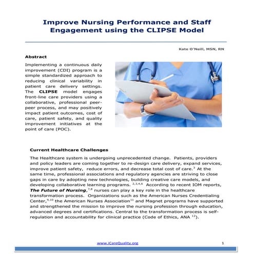 Staff Accountability and Transparency in Healthcare | PDF