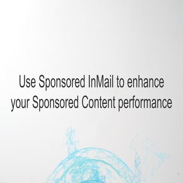 Improve Sponsored Content Results with Sponsored InMail