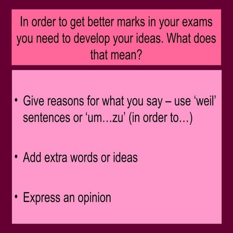 Improve your Writing