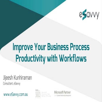 Improve your business process productivity with workflows in Microsoft CRM