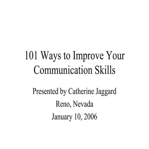 Improve your communication_skills
