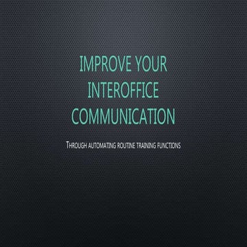 Improve Patient Satisfaction through Better Internal Communications