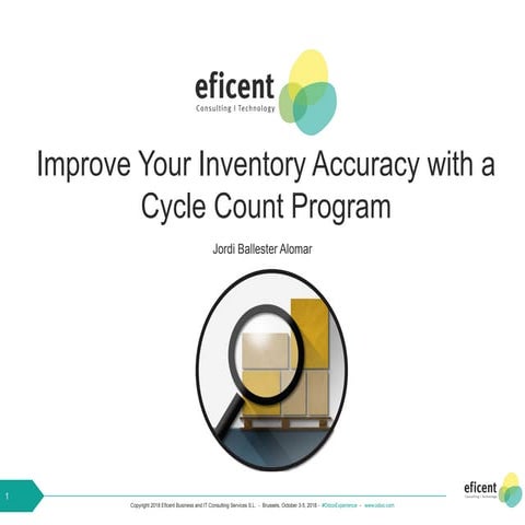 Improve your Inventory Accuracy with a Cycle Count Program