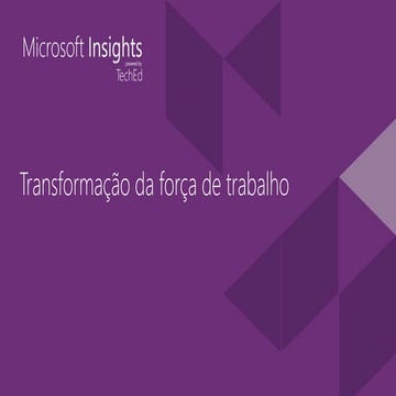 Transformação da Força de Trabalho