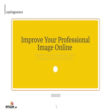 Improve your professional image online