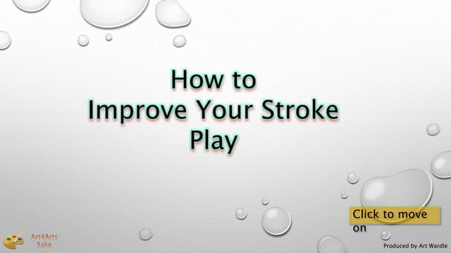Improve your stroke play