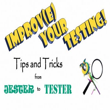 Improv(e) your testing! - Damian Synadinos