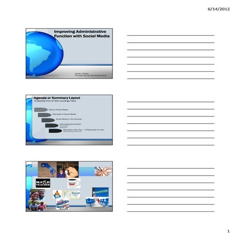 Improving admin function 2012