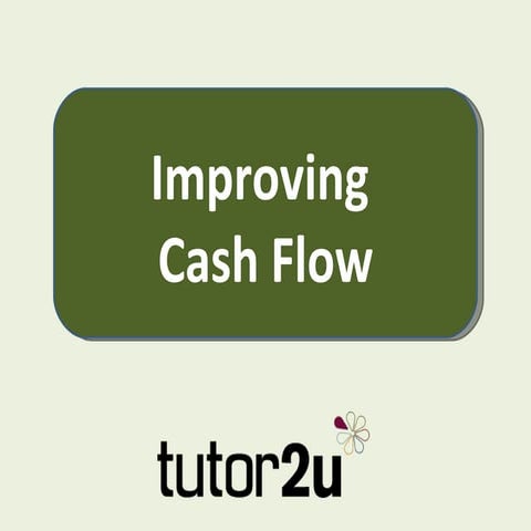 Improving Cash Flow