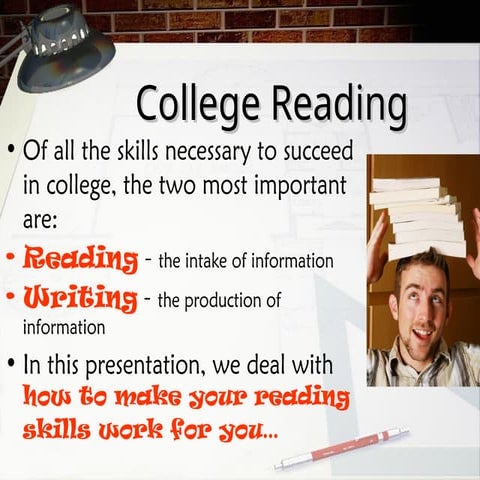 Improving College Reading among young scholar.ppt