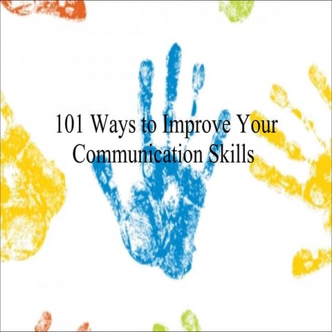 Improving communication skills