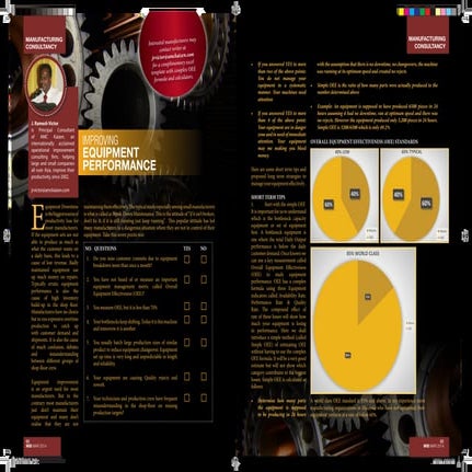 IMPROVING EQUIPMENT PERFORMANCE