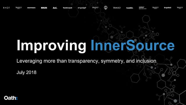 Improving Innersource: Leveraging more than transparency, symmetry, and inclu...