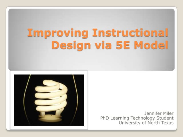 Improving instructional design via ...