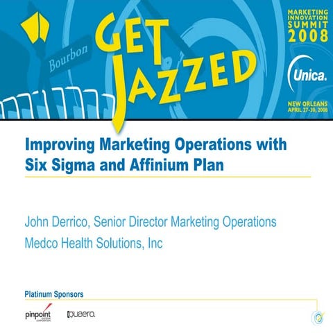 Improving marketing operations with six sigma