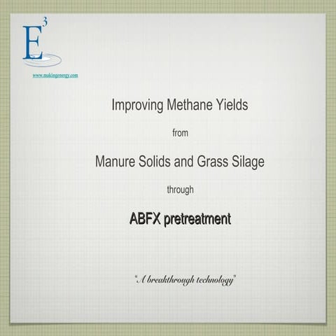 Improving methane yields from manure solids through pretreatment