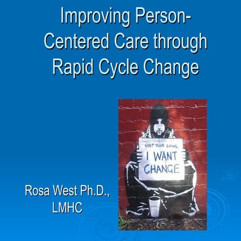 Improving Patient Centered Care Through Rapid Cycle Change