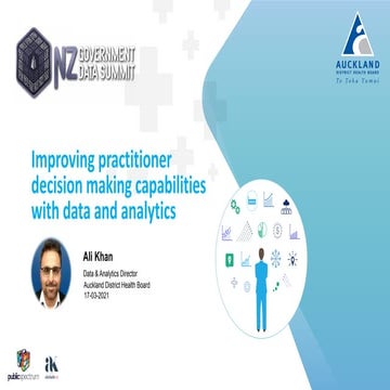Improving practitioner decision making capabilities with data and analytics v1