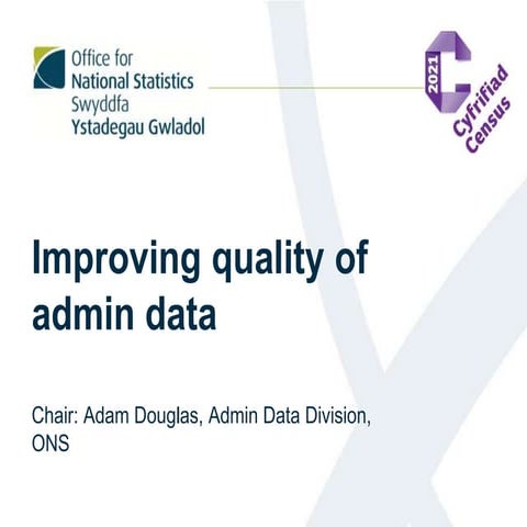 Improving quality of admin data | PPTX