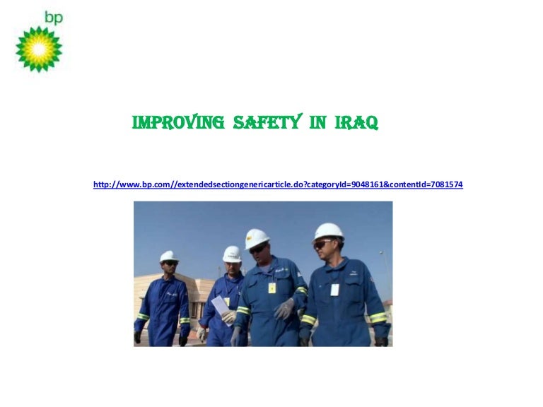 Improving safety in iraq