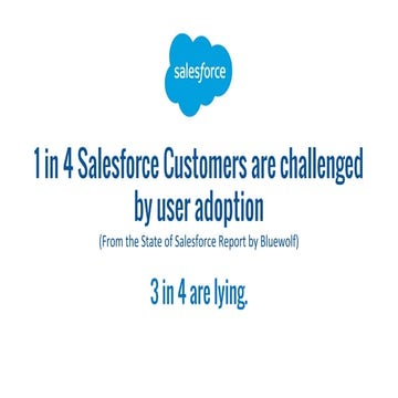 Improving Salesforce User Adoption