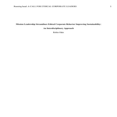 Improving Sustainability