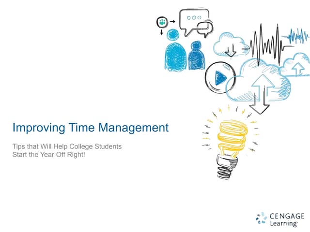 Improving Time Management: Tips that Will Help College Students Start the Year Off Right!
