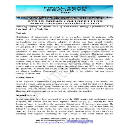 Improving viability of electric taxis by taxi service strategy optimization a...