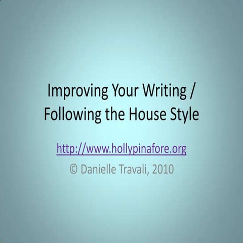 Improvingwriting