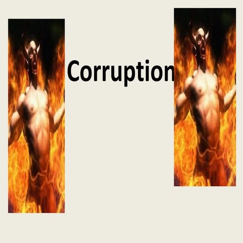 robust legal framework to deal with menace of corruption has a long ...